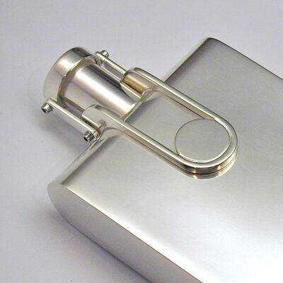 Flachmann, Silber 925/-