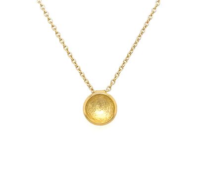 Kette mit Anhänger: Gold 750/-: 830 Euro