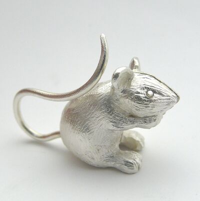 Maus, Figur, Silber 925/-