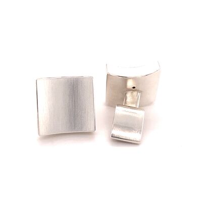 Manschettenknöpfe mit Klappmechanik: Silber 925/-