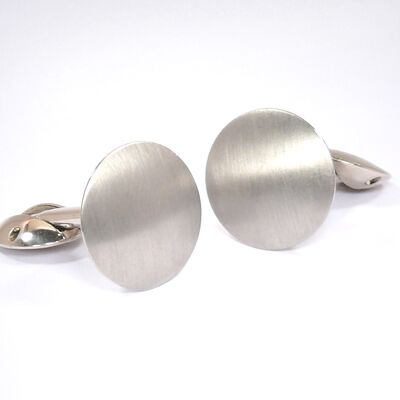 Manschettenknöpfe mit Klappmechanik: Silber 925/-