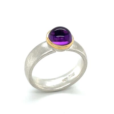 Silber 925/-, Gold 750/-, Amethyst: 460,- Euro